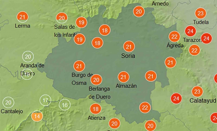 El tiempo en Soria: Bajan las máximas y precipitaciones