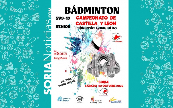 Soria es este sábado el epicentro del bádminton de Castilla y León
