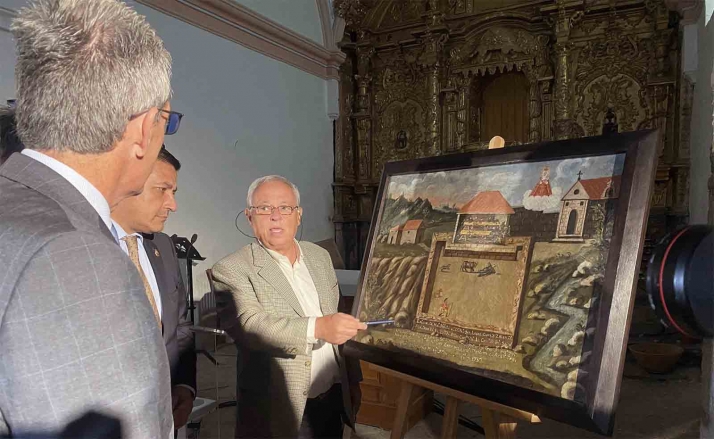 Restaurado el exvoto a Nuestra Señora de Rihondo (Ávila) con escena taurina