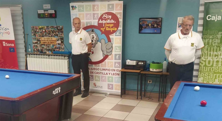 El billar soriano arranca en Segunda con victoria