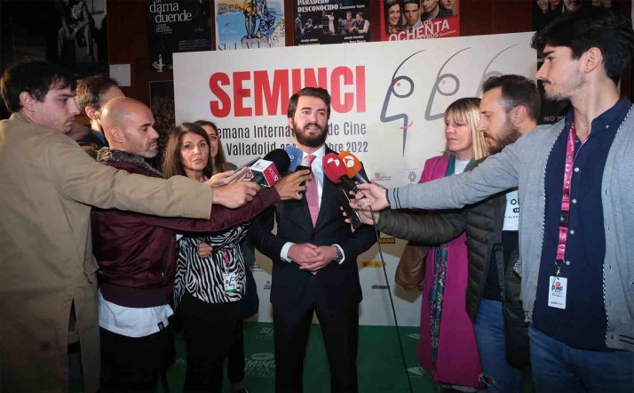 García-Gallardo aboga por una Seminci sin ideología y remarca el apoyo de la Junta a un proyecto cultural imprescindible para Castilla y León