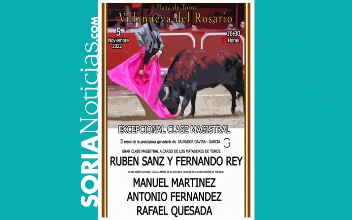 Rubén Sanz impartirá una clase magistral en la Escuela Taurina de Málaga