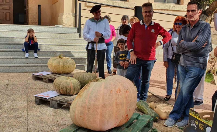 Un ejemplar de 125 kilos se lleva el concurso de calabazas de San Esteban de Gormaz