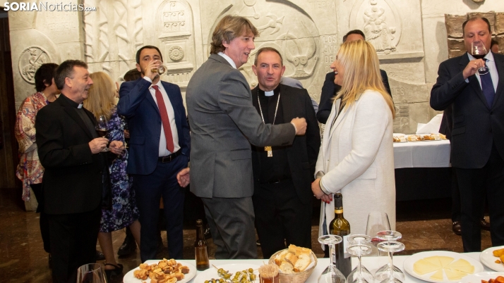 El patrón da comienzo a un curso político en Soria con aroma a municipales