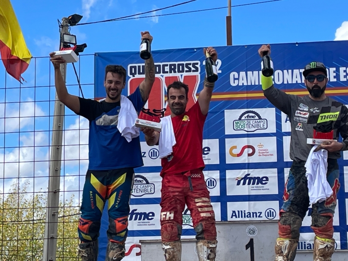 Guillem Ullastres, ganador del Campeonato de España de Quadcross de San Esteban