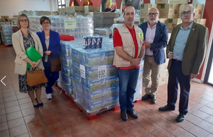 El Banco de Alimentos de Soria recibe el segundo envío del Programa de ayuda alimentaria del Ministerio