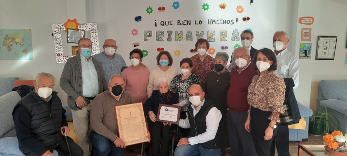 Monteagudo de las Vicarías celebra el centenario de Librada Hernández