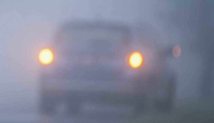 Precaución por niebla en la A-11