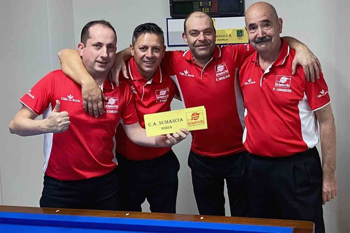 Los billaristas Cortés, Camarero, Molina y Farcas juegan este sábado