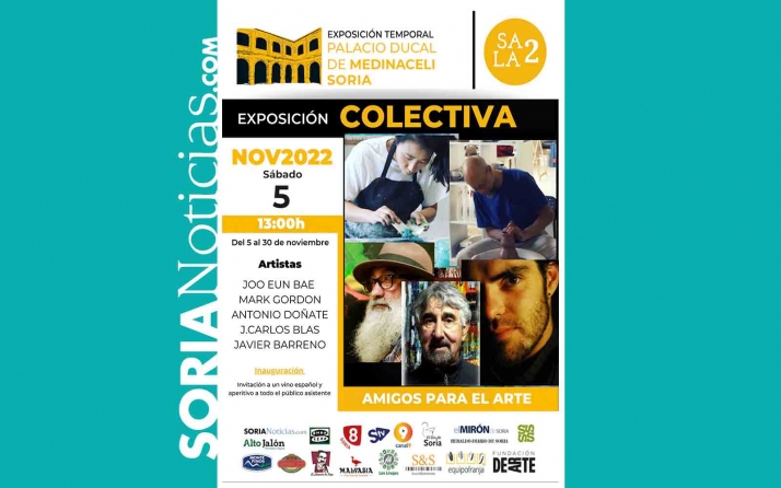 DEARTE estrena este sábado una muestra colectiva internacional con protagonismo soriano