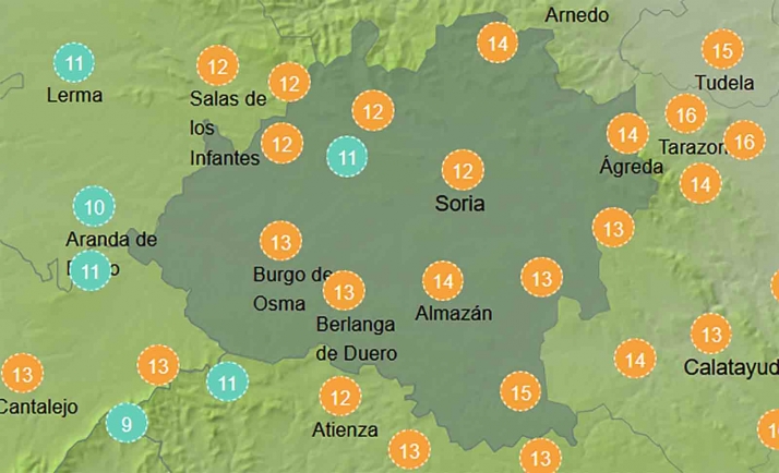 El tiempo en Soria: Mejoran las temperaturas