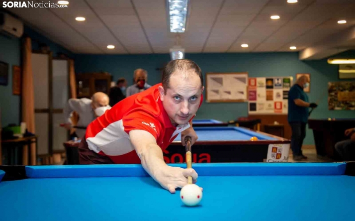 Carlos Cortés, jugador del CA Numancia. /María Ferrer