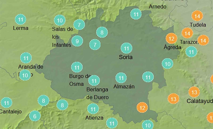 El tiempo en Soria: Bajan las temperaturas