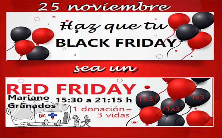 Los donantes animan: Que tu Black Friday sea Red Friday