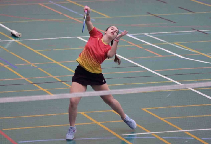 Digna presencia de Daniela Corchón el Nacional sub19 de bádminton