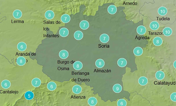 El tiempo en Soria: Más frío