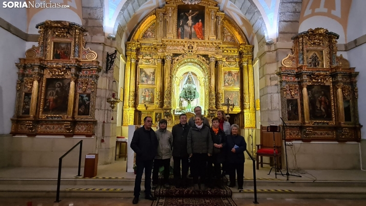 Dos retablos del Santuario de la Virgen de Inodejo concluyen su restauración