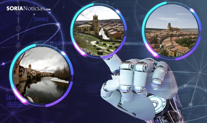 Así dibuja la Inteligencia Artificial (IA) a Soria