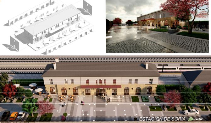 El tren en Soria: Nueva estación y viaje a Madrid en 2 horas y media