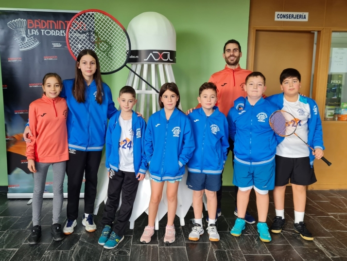 Seis jóvenes sorianos en el Campeonato de España Sub-13 de bádminton