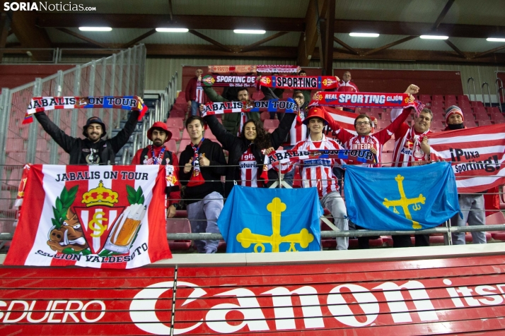 Fotos: revive la despedida del Numancia de la Copa del Rey a manos del Sporting