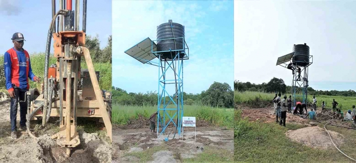 Una imagen del pozo recién instalado. /FPN