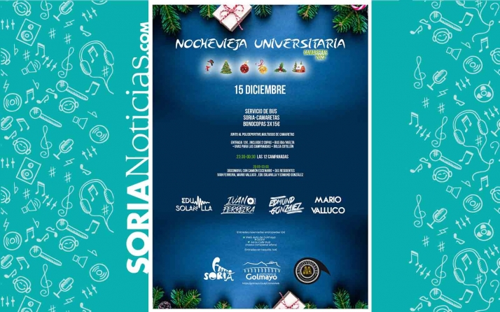 Golmayo tendrá una Nochevieja universitaria