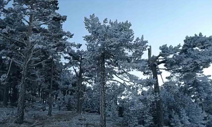 Ucero, con -5,9ºC, da la mínima oficial de la provincia este viernes