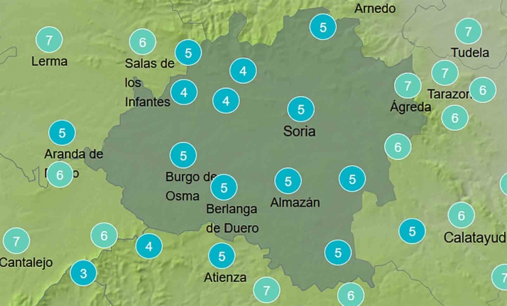 El tiempo en Soria: Mejoría en los termómetros