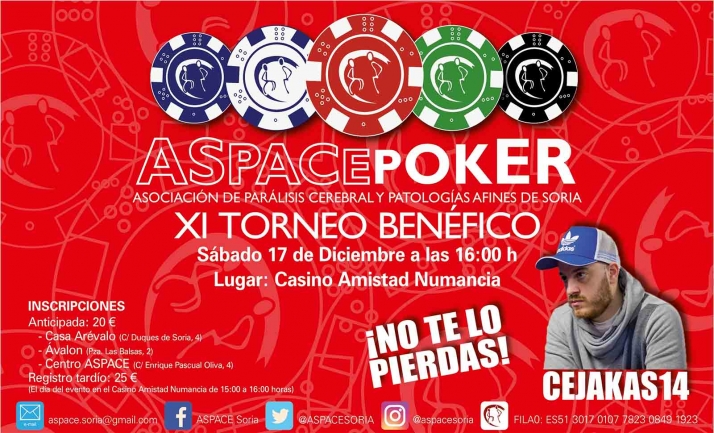 El torneo de póker de ASPACE, el 17