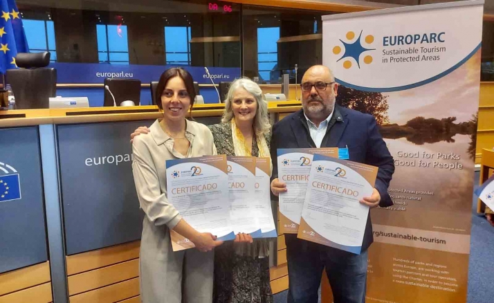Castilla y León recibe en el Parlamento de la UE las acreditaciones de renovación de la Carta Europea de Turismo Sostenible