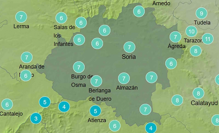 El tiempo en Soria: Notable descenso de las temperaturas