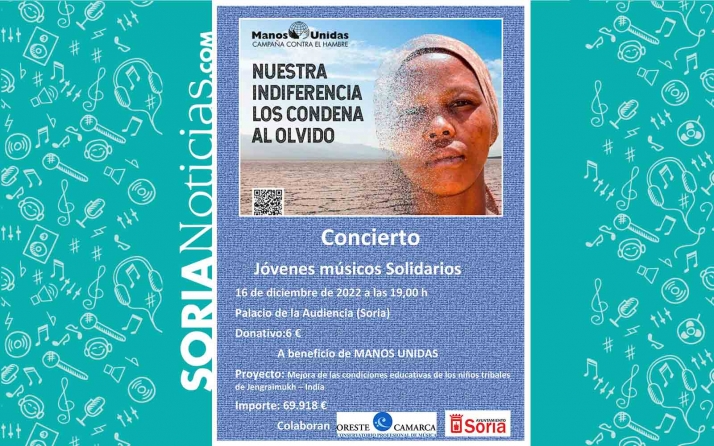 Este viernes, el concierto navideño de Manos Unidas