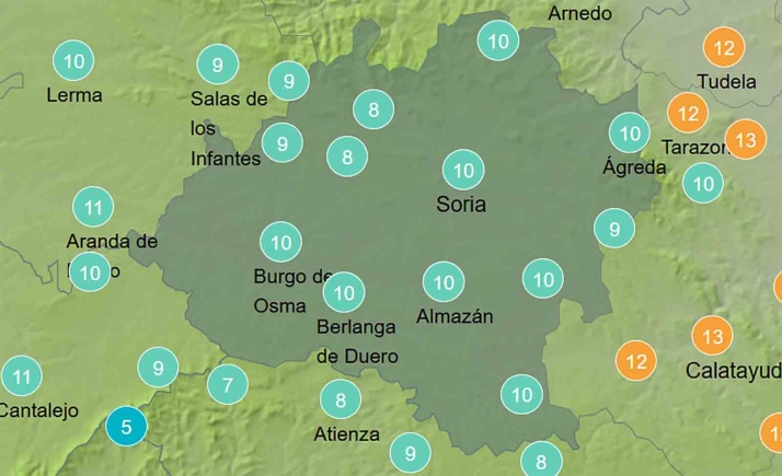 El tiempo en Soria: Domingo estable