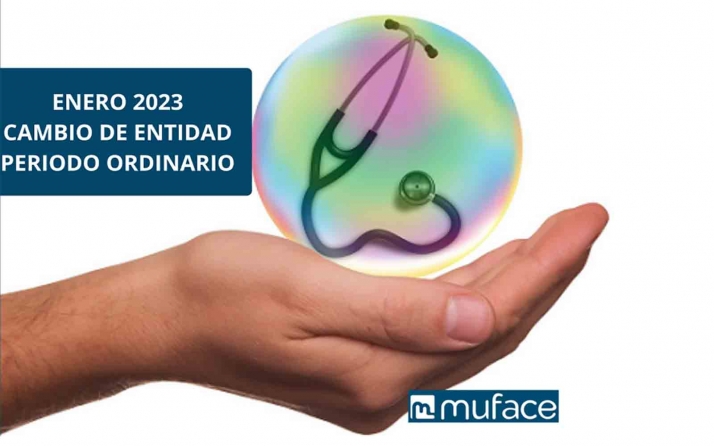 El cambio de entidad sanitaria de MUFACE, entre el 1 y el 31 en enero
