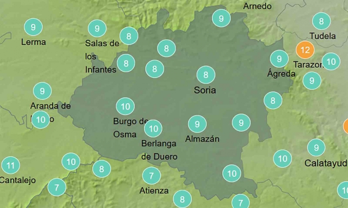 El tiempo en Soria: Descienden las mínimas