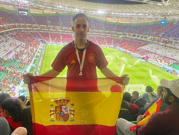 Álvaro Martín, la experiencia de un soriano en el Mundial de Qatar: España, Romario u organización