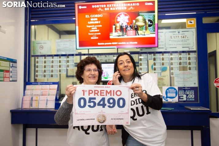 El Gordo hace un millonario en Soria