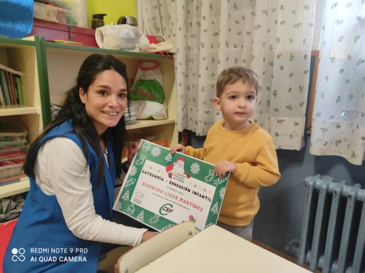 Un soriano, entre los ganadores del V Concurso de Postales Navideñas del CSIF