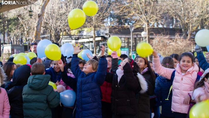 FOTOS | Escolares sorianos celebran el Día de la Paz 
