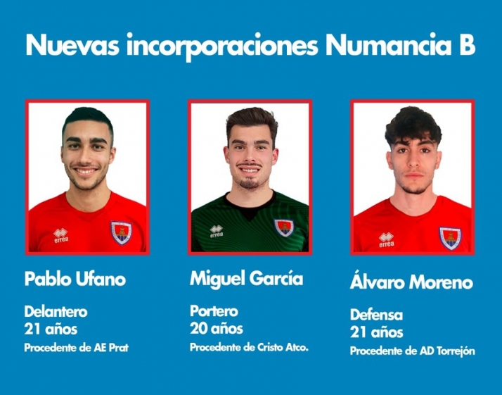 El Numancia B no tira la toalla: tres fichajes para buscar la salvación