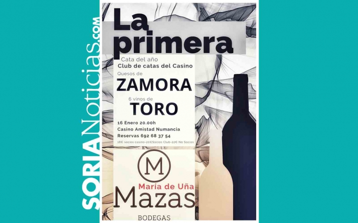 El lunes, vinos de Toro y quesos de Zamora en el Club de Catas del Casino