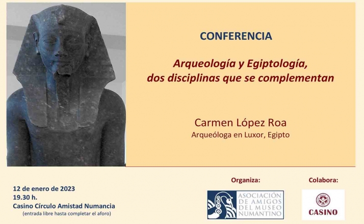 Conferencia el jueves sobre egiptología y arqueología en el Casino