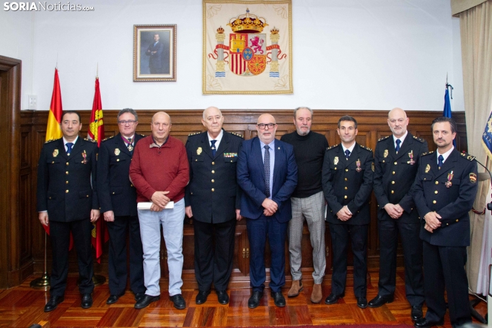 La Policía Nacional en Soria conmemora el 199 aniversario de su creación
