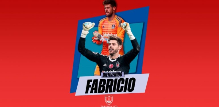 Fabricio, fichaje con experiencia Champions para la portería del Numancia