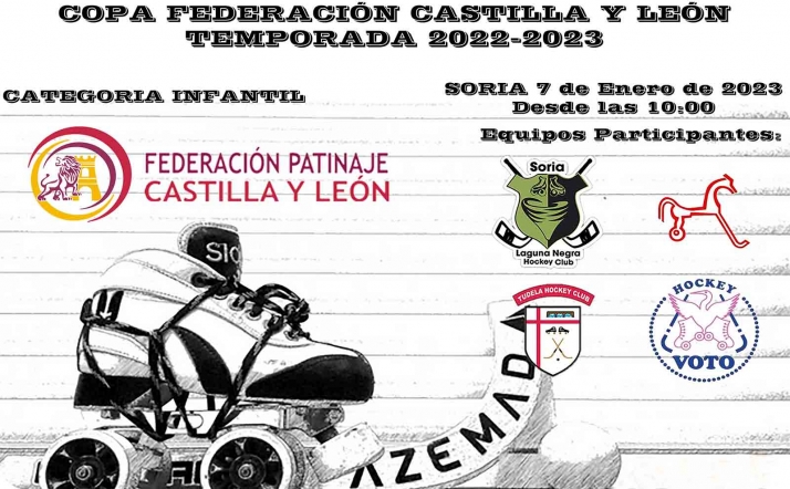 Soria acoge el sábado la Copa Federación infantil de hockey patines