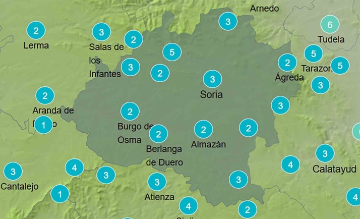 El tiempo en Soria: Descienden las mínimas