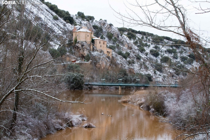 La primera nevada del año en la cámara de Evelyn Amaguaya