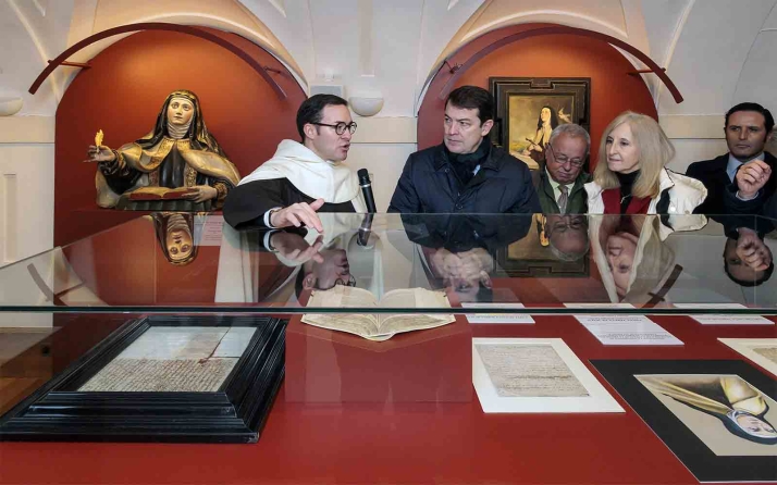 Mañueco ensalza la figura de Santa Teresa como mujer valiente y fuente de inspiración