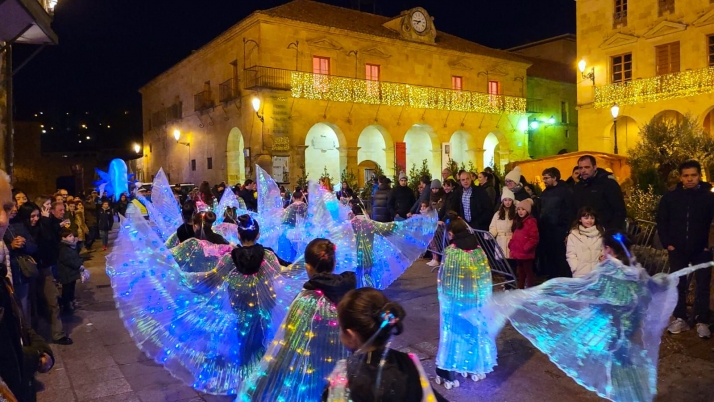 El Club Patín Soria brilla en la Cabalgata de Reyes de la capital